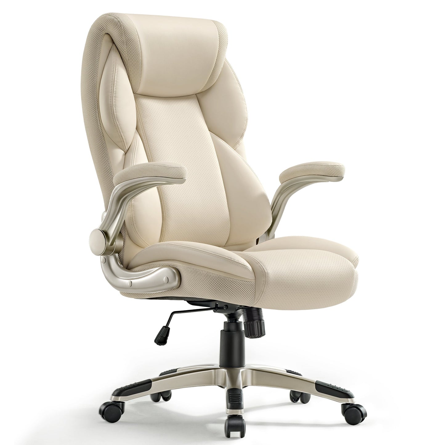 Executive Office Set：Ark EL Standing Desk, Chair & Storage