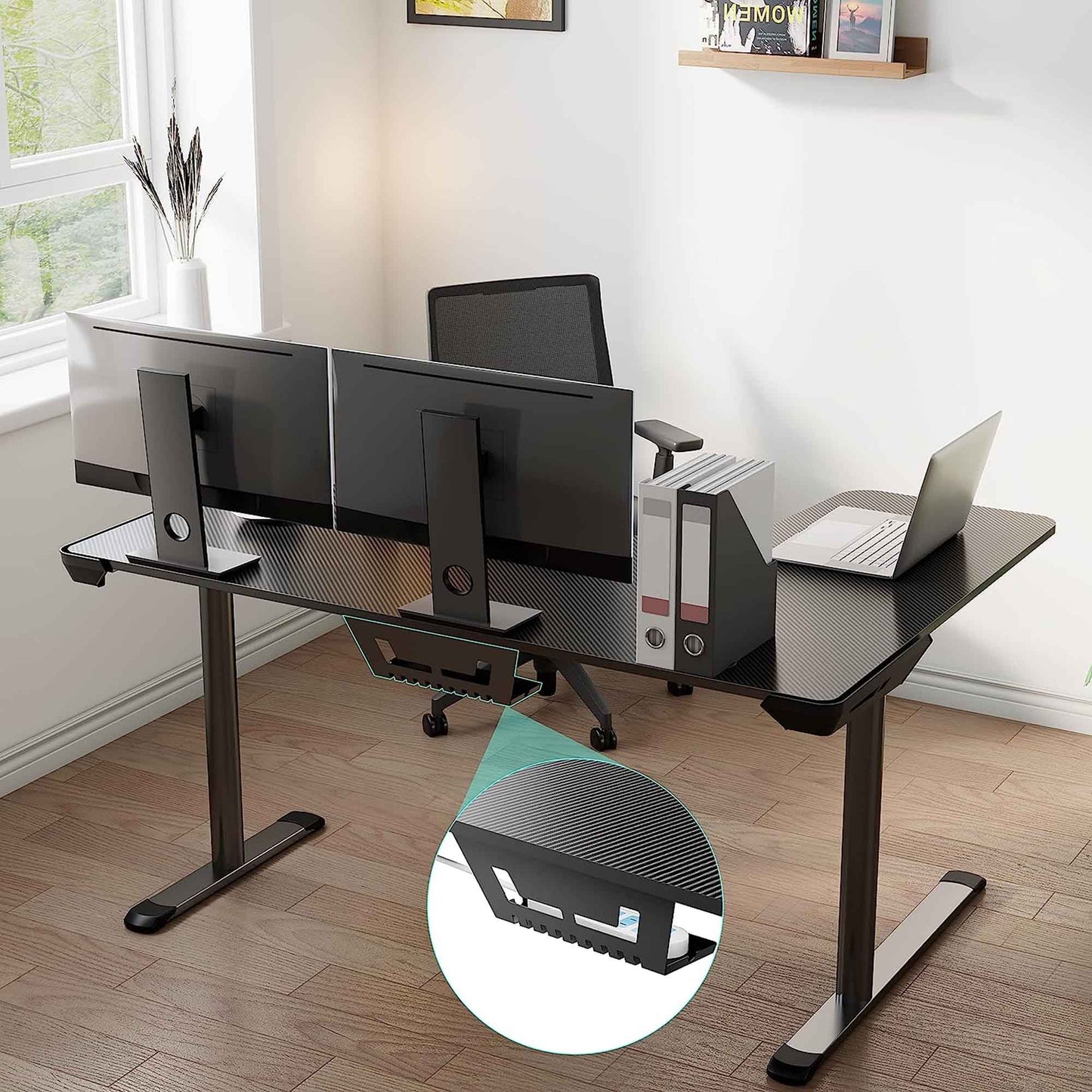 L Shaped Gaming Desk (60"x24")