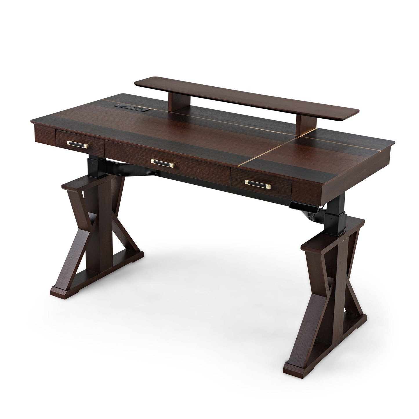 Executive Office Set: Ark SWS Pro Standing Desk & Executive Office Chair