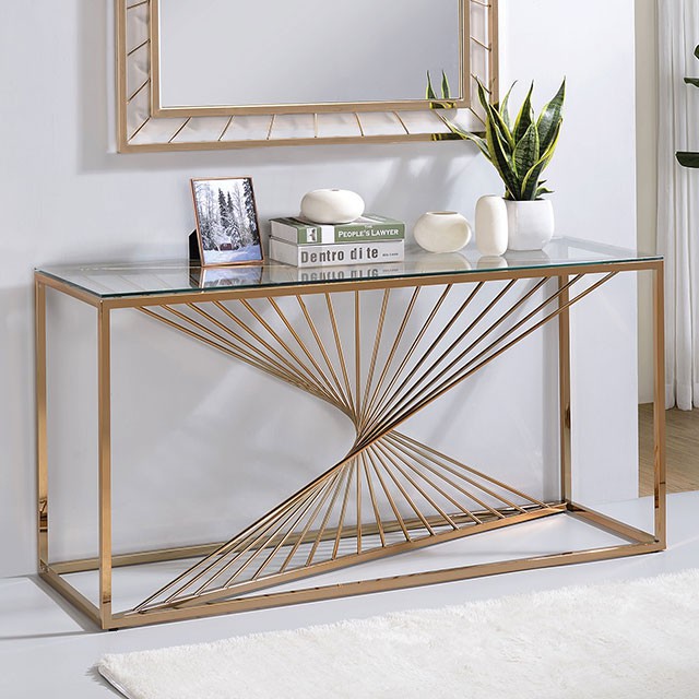 Sherbrooke Console Table Gold