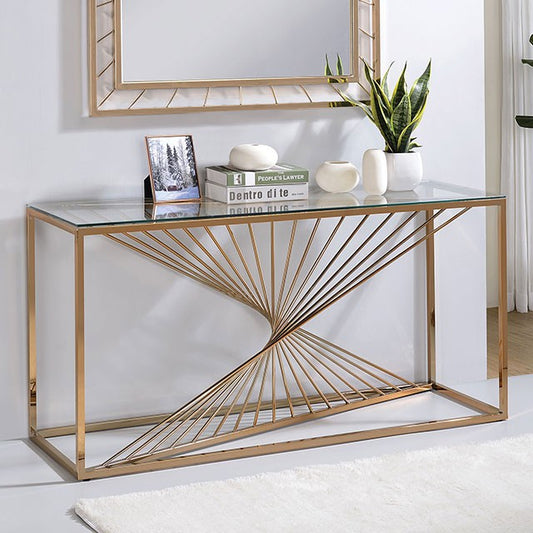 Sherbrooke Console Table Gold