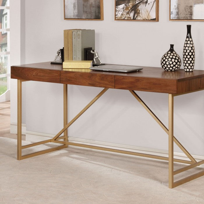 Halstein Writing Desk Desk Light Walnut
