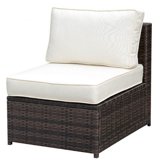 Ilona Armless Chair Outdoor Sofa Brown