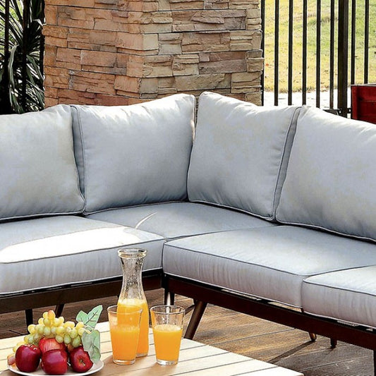 Evita Corner Chair Outdoor Sofa Light Gray