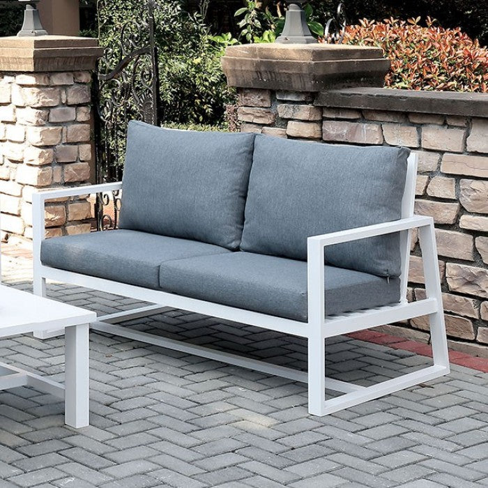 India Patio Love Seat Outdoor Sofa Gray