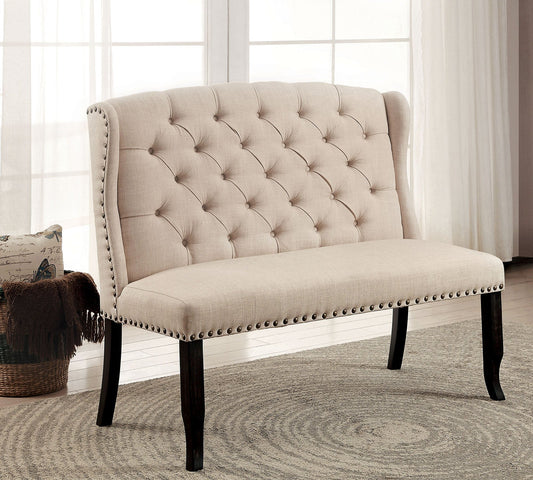 Sania I Bench (Antique Black) - CM3324BK-BN-1