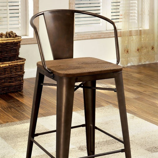 Cooper II Counter Ht. Chair (2PK) Bar Dark Bronze
