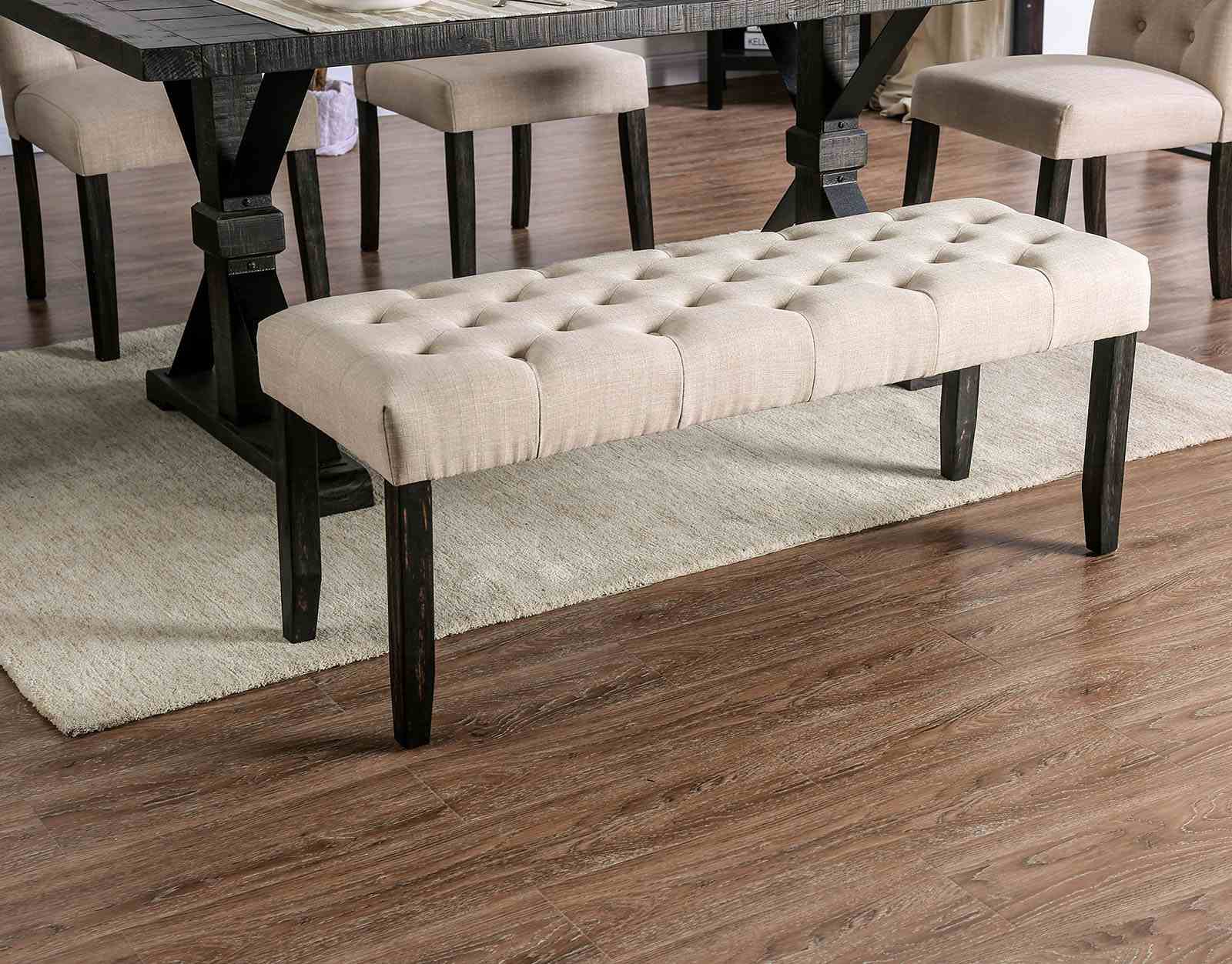 Alfred Dining Bench (IV) - CM3735IV-BN-1
