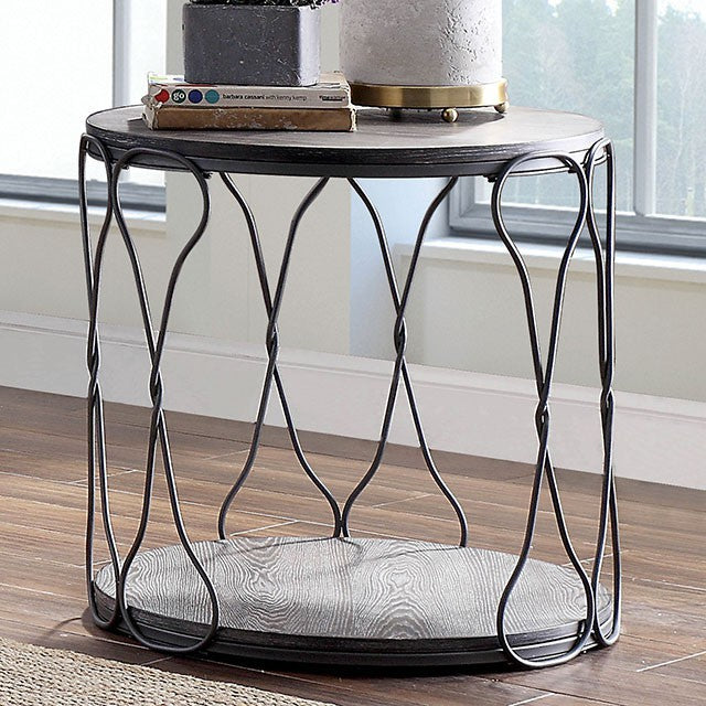 Hawdon Side Table Gray