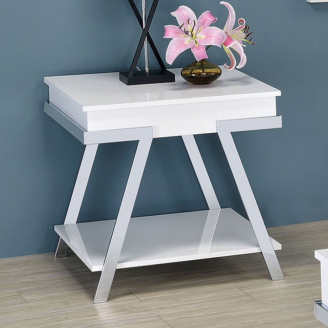 Titus Side Table White