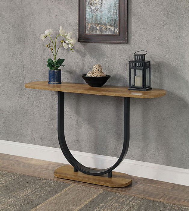 Olbia Console Table Rustic Oak