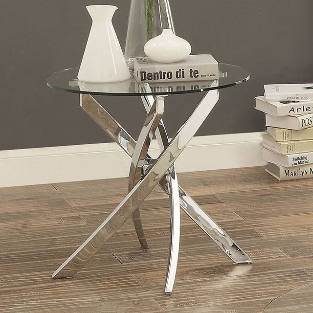 Laila Side Table Chrome