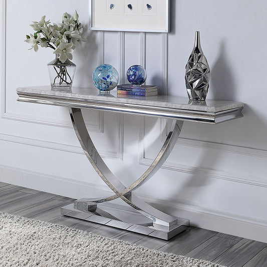 Wettingen Console Table Chrome