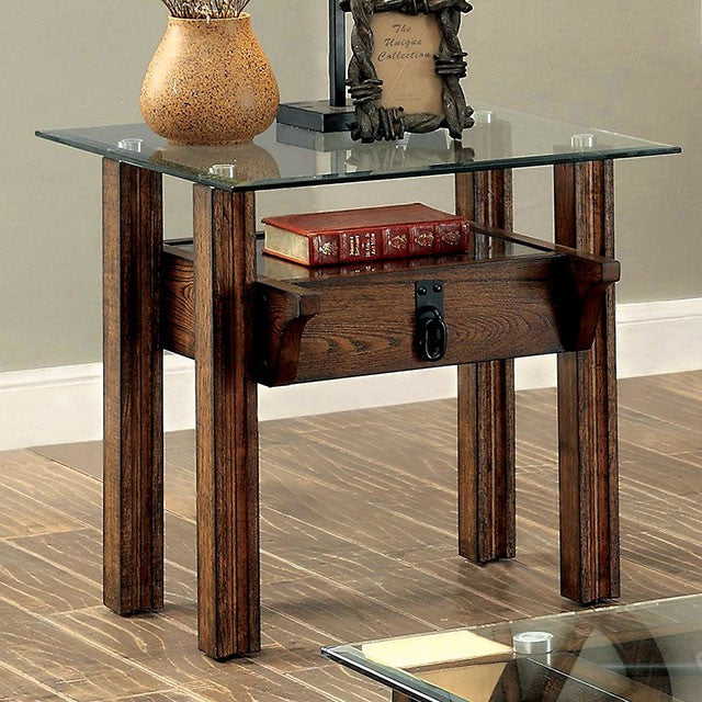 Penny Side Table Medium Weathered Oak