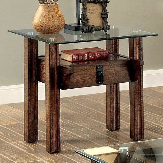 Penny Side Table Medium Weathered Oak