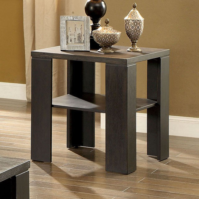 Leda Side Table Antique Black
