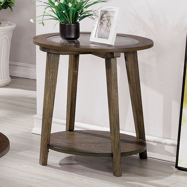 Uriel Side Table Dark Oak