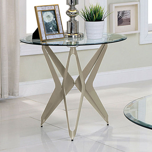 Alvise Side Table Champagne