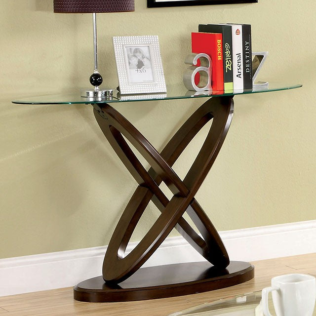 Atwood Console Table Dark Walnut