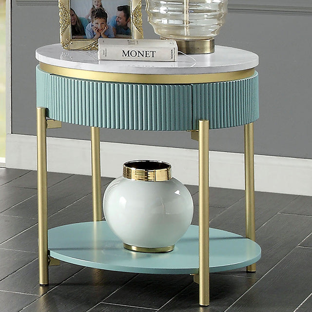 Koblenz Side Table Light Teal