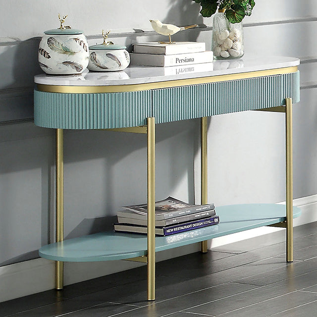 Koblenz Console Table Light Teal