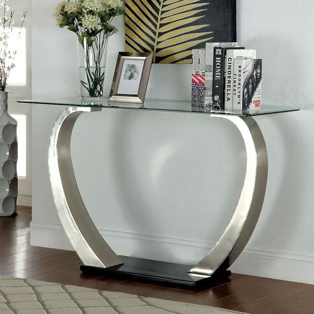 Roxo Console Table Satin Plated