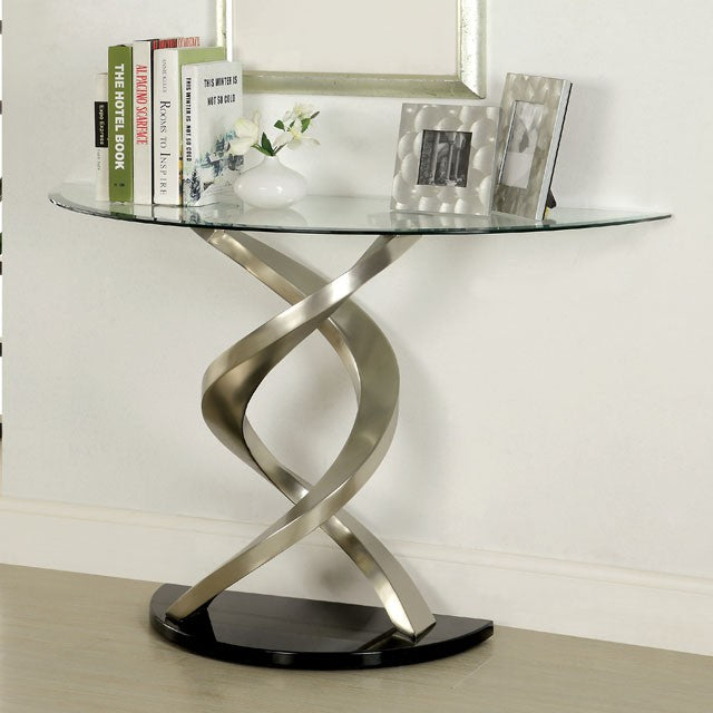 Nova Console Table Satin Plated