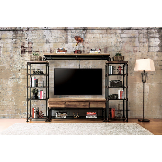 Kebbyll TV Console Antique Black