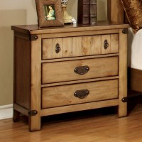 Pioneer Nightstand Weathered Elm