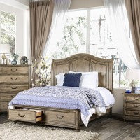 Belgrade Bed Rustic Natural Tone