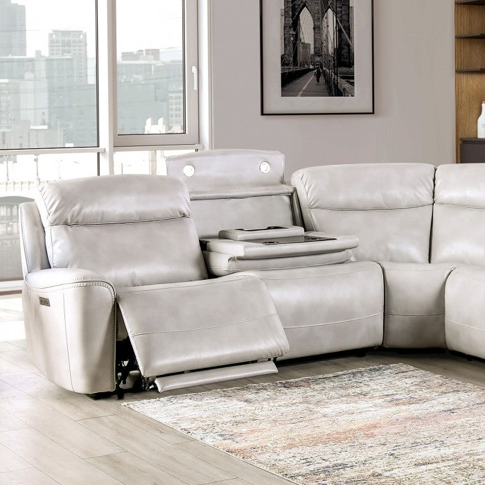 Edmondus Sectional Light Taupe