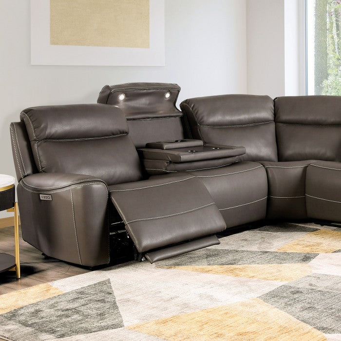 Edmondus Sectional Dark Gray