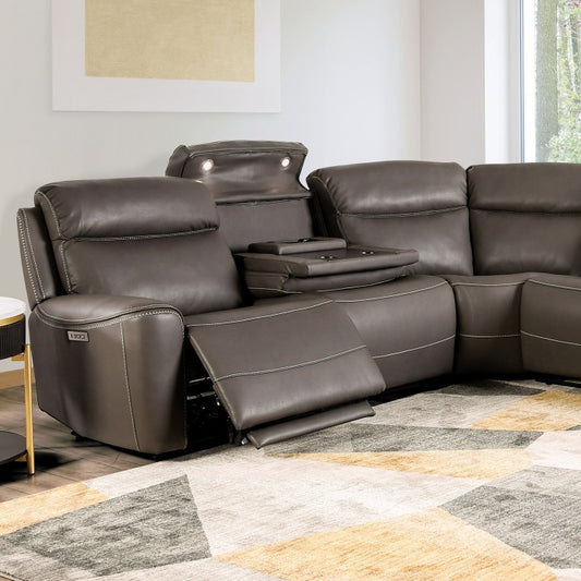 Edmondus Sectional Dark Gray