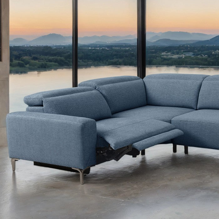 Melancton Sectional Blue