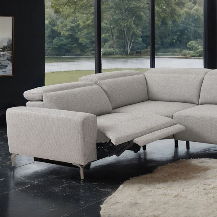 Melancton Sectional Light Gray