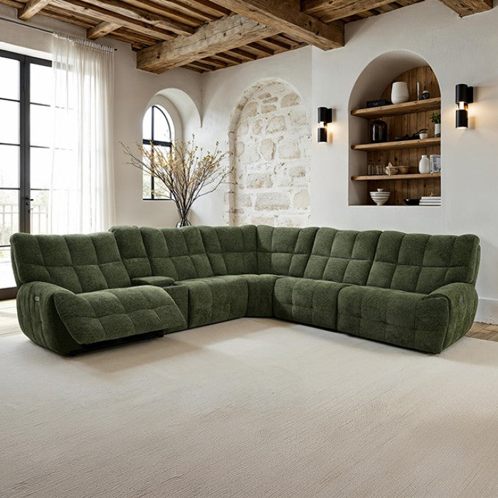 Southwold Sectional Jade Green