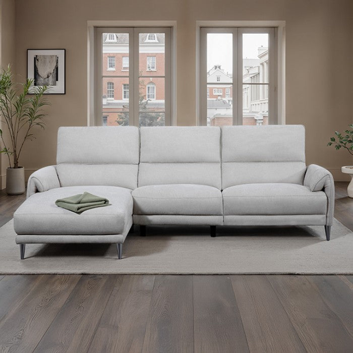 Brande Sectional Light Gray