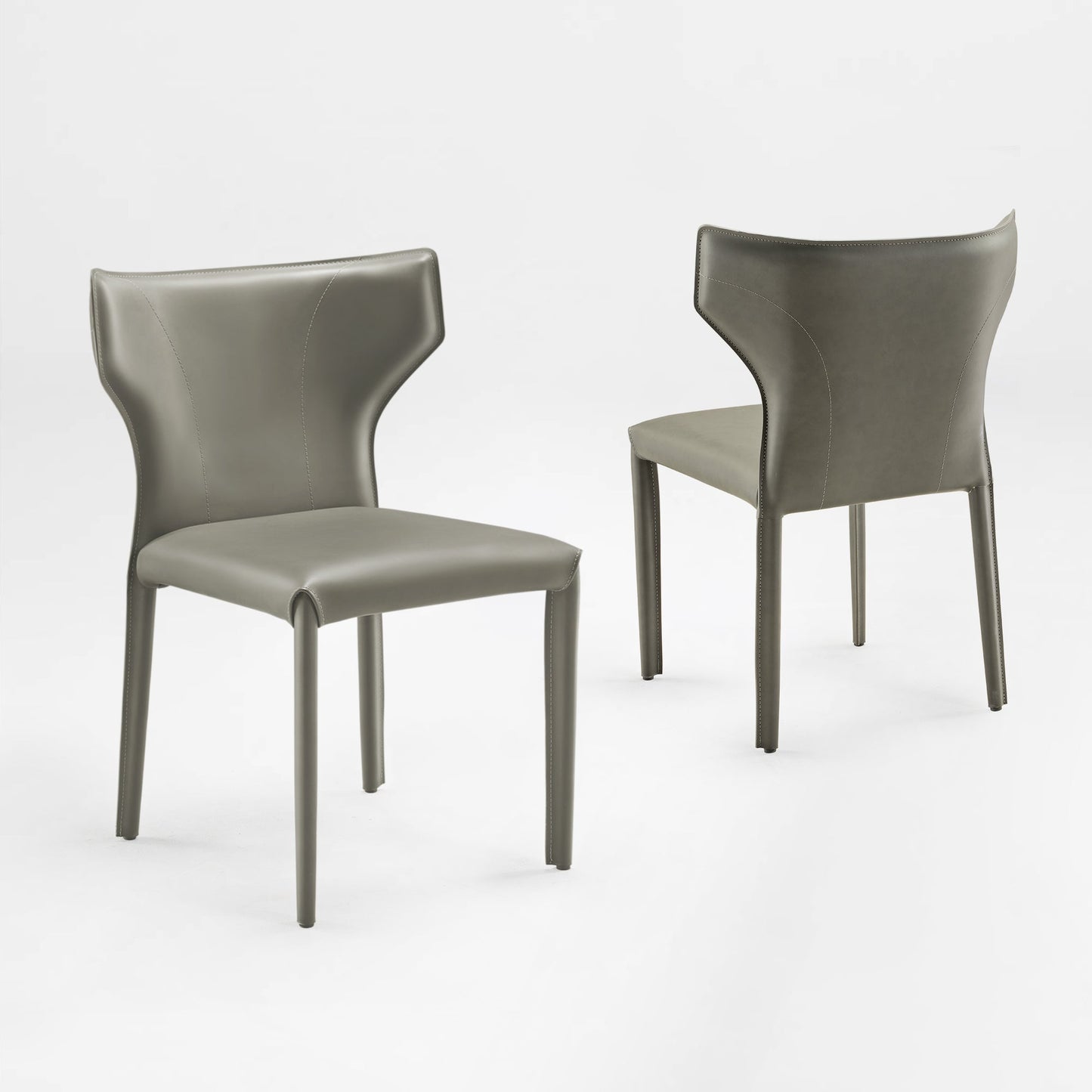 Majestic, Dining Side Chairs Set of 2, Gray
