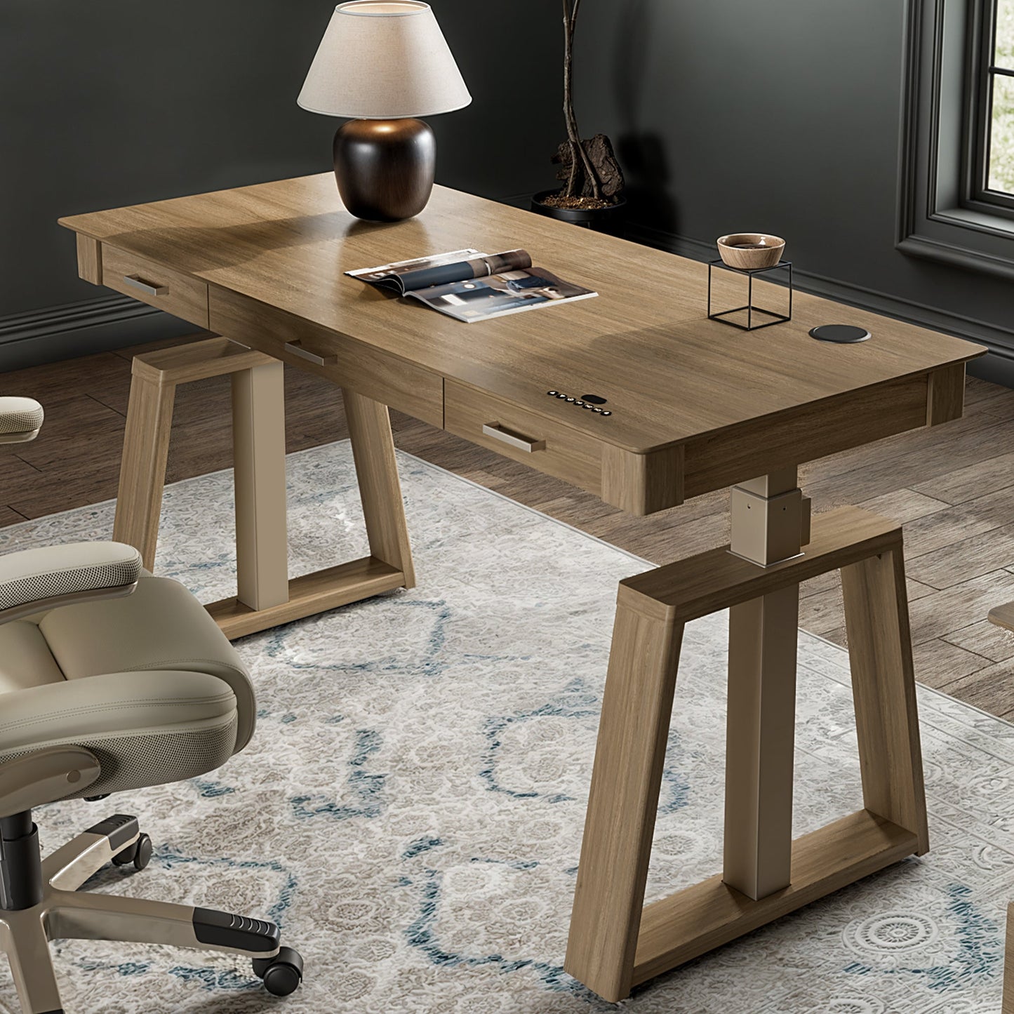 Ark EL Executive Standing Desk (60"x26")