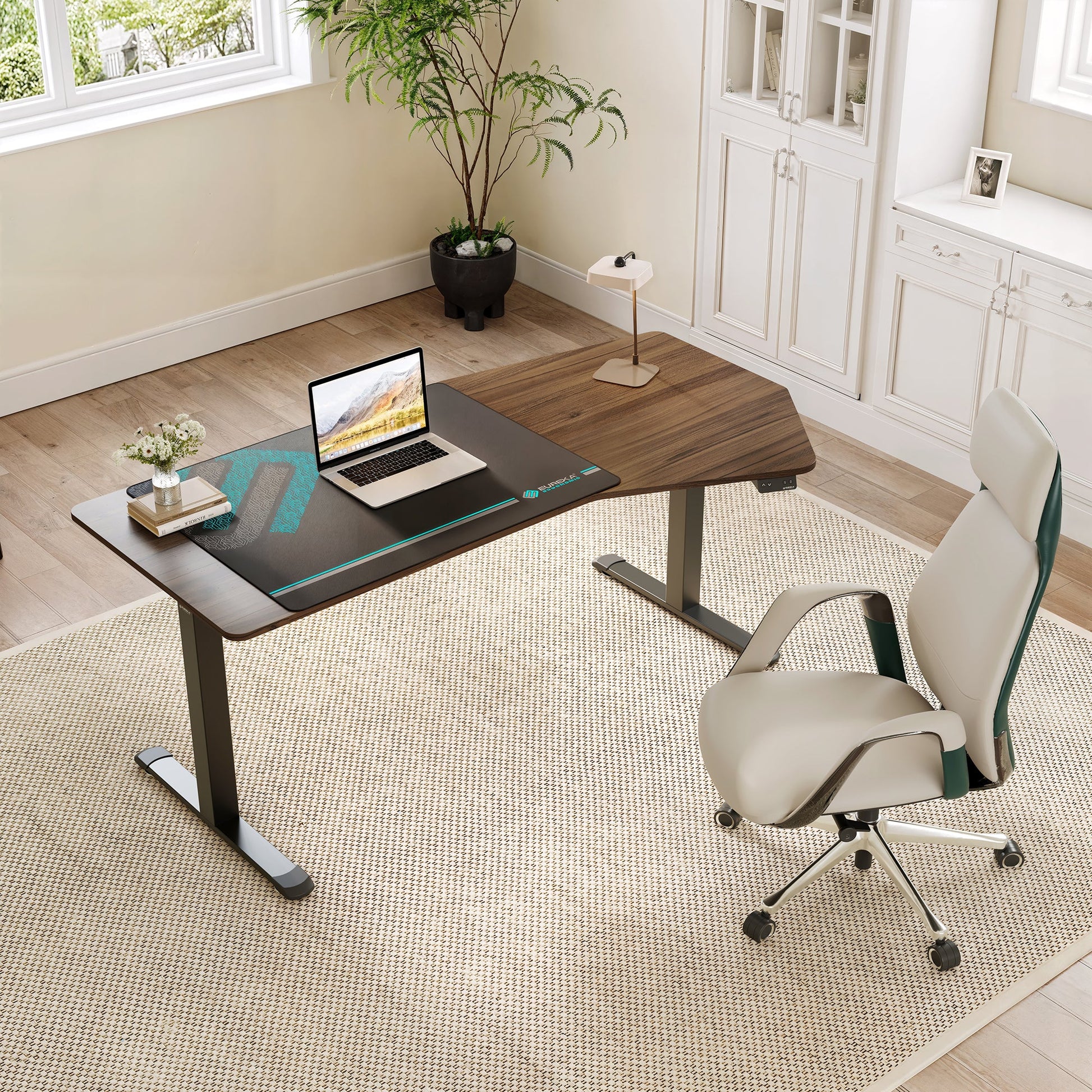 Unique Shape Office Standing Desk (70"x29")