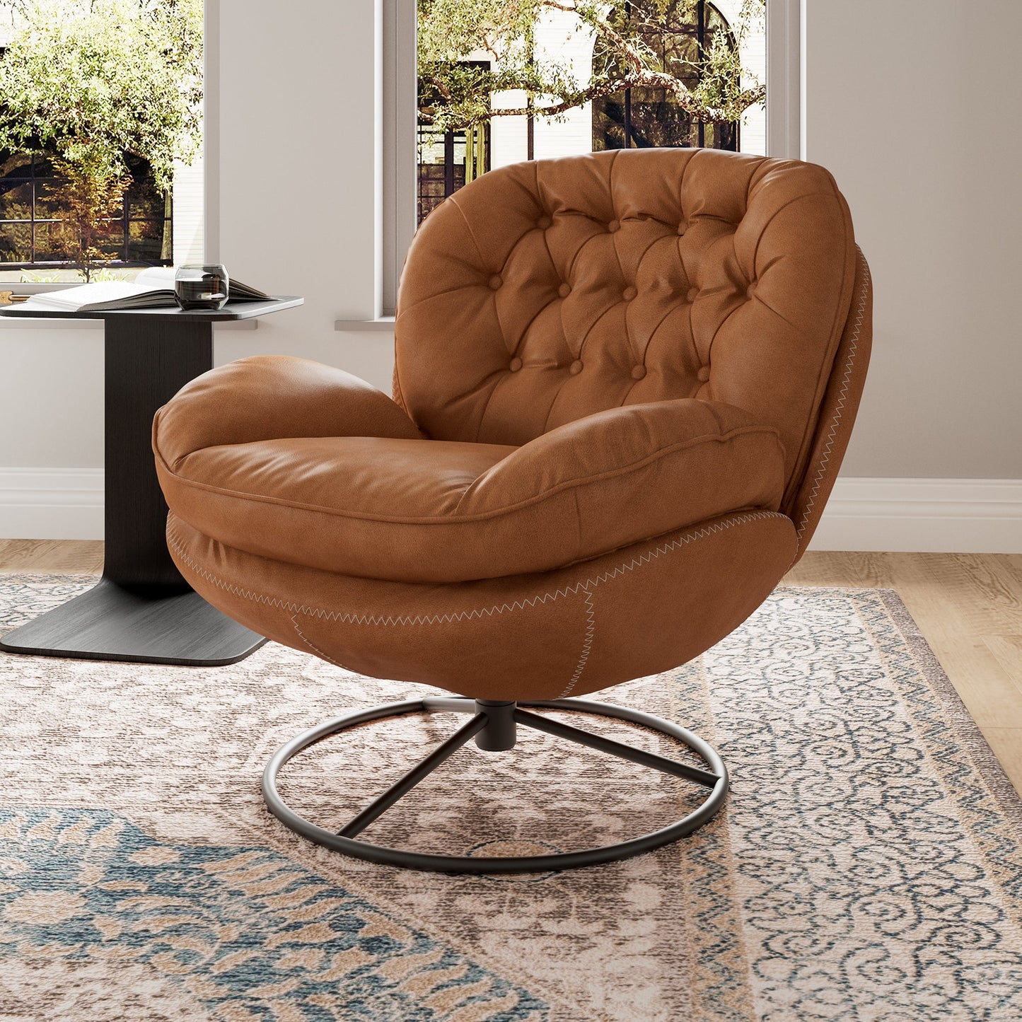 Camden, Modern Swivel Lounge Chair