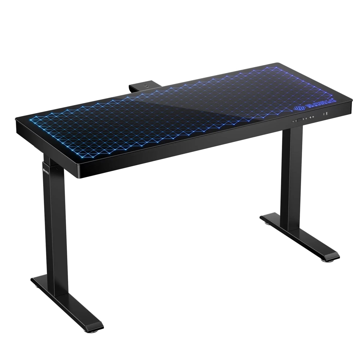 GTG-G55, Glass Desktop Gaming Standing Desk (55"x23")