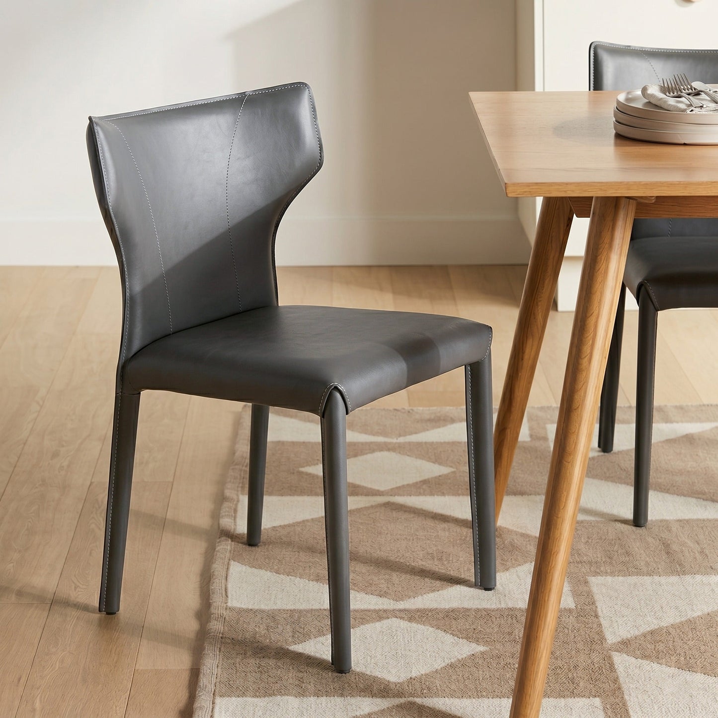 Majestic, Dining Side Chairs Set of 2, Gray