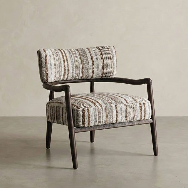 Amon Chair Malted Linen Stripe