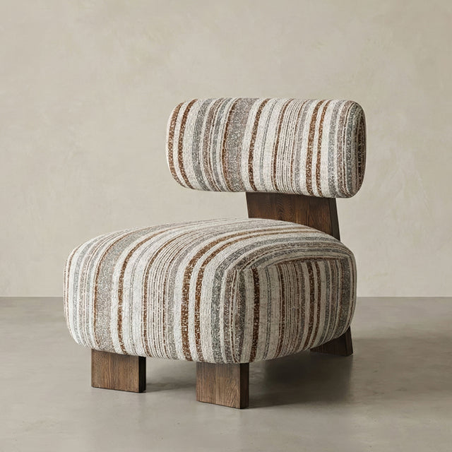 Miles Chair Malted Linen Stripe