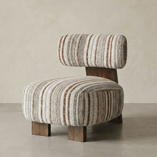 Miles Chair Malted Linen Stripe