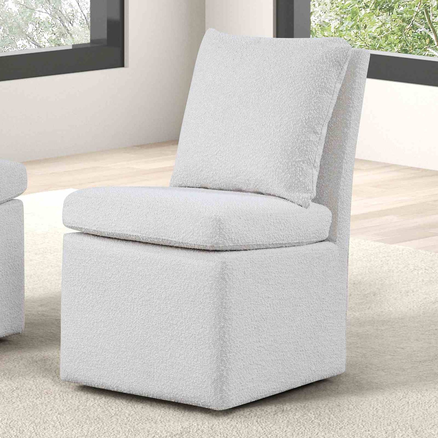 Broager Dining Chair (WH) - 1