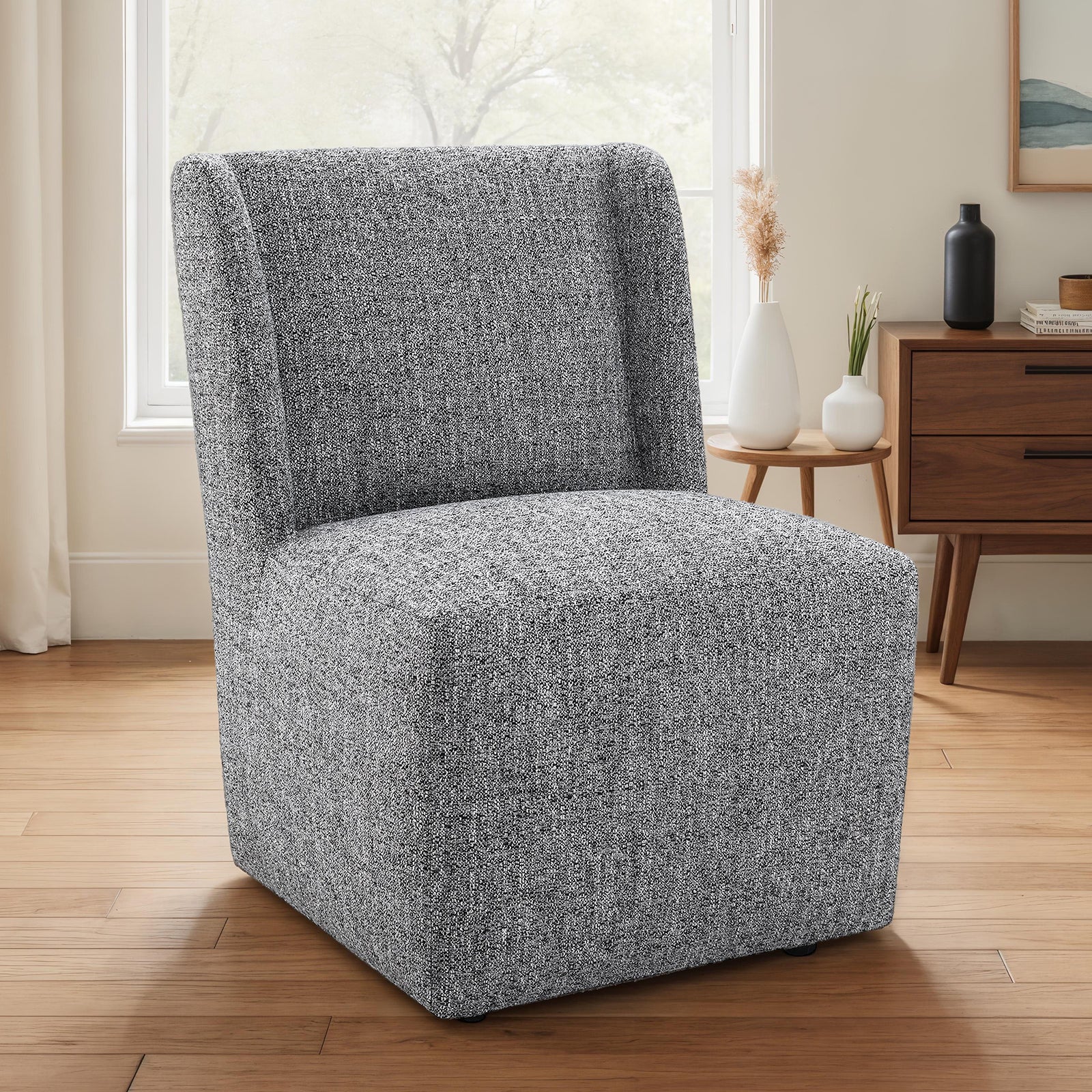 Fede Dining Chair Pewter Gray