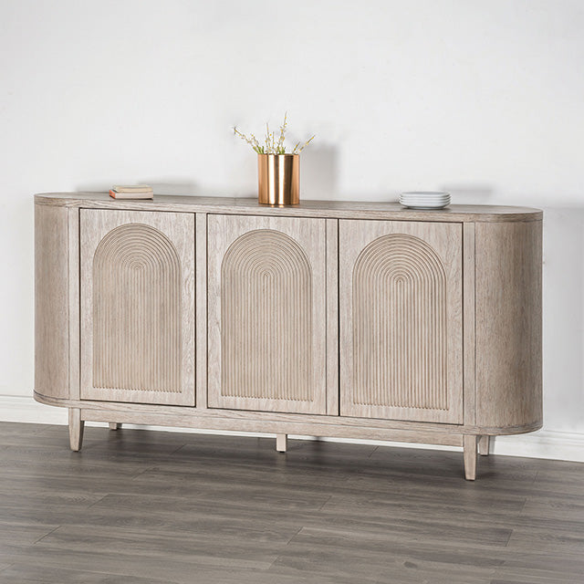 Sterling West Server-Buffet White Oak