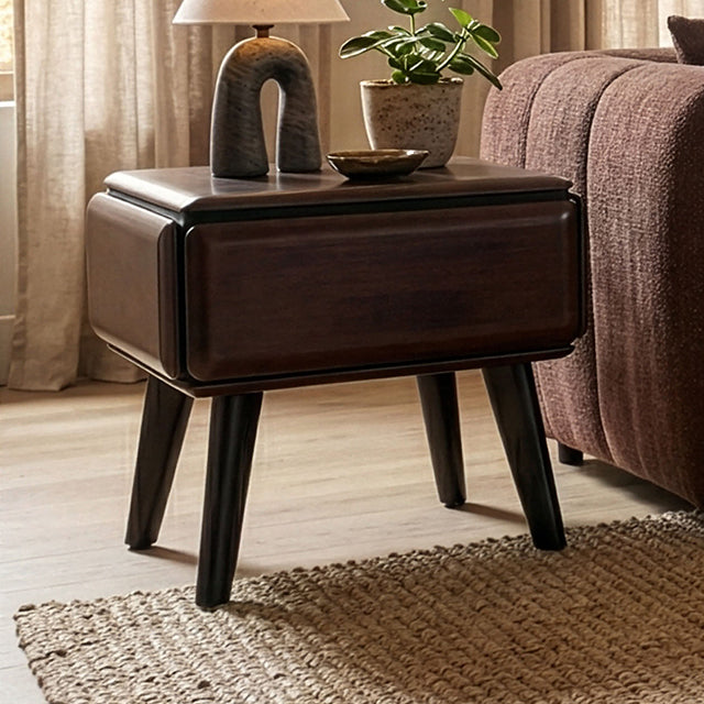 Dosal Side Table Rich Walnut